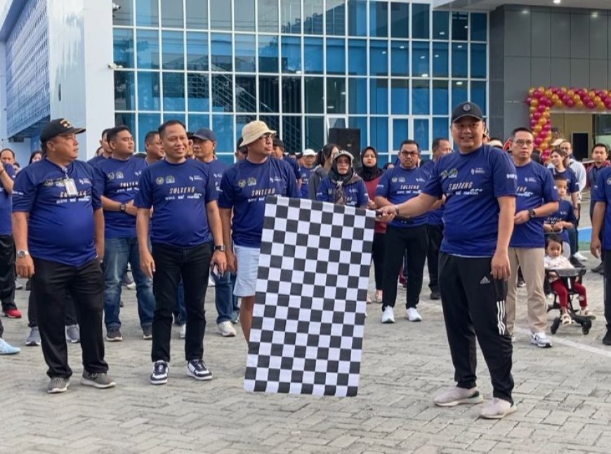 HUT Imigrasi ke-75, Kanwil Imigrasi Sulteng Perkuat Sinergi Lewat Fun Walk