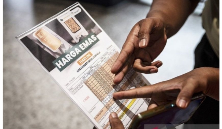 Emas Antam pada Senin Naik Rp23.000 ke Angka Rp1,894 Juta Per Gram