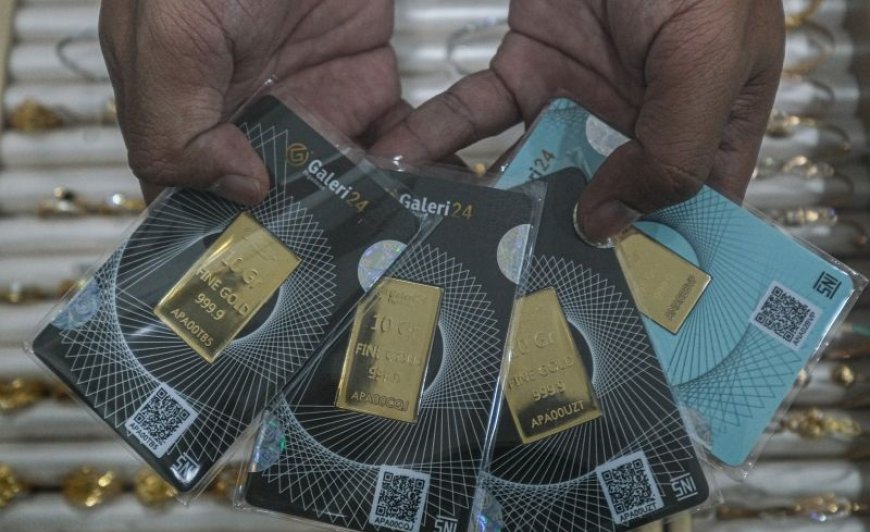 Harga emas di Pegadaian Hari Ini, Ada yang Anjlok Rp29.000 per Gram