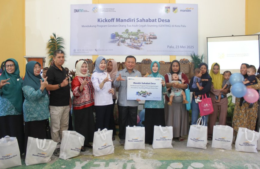 Mandiri Sahabat Desa Sasar 200 Keluarga Risiko Stunting di Sulteng