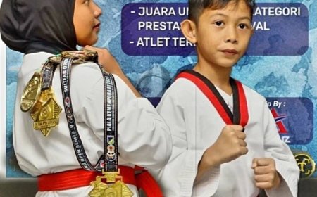 Kakak Beradik, Indah Kirana-Junior Alfarizi Sabet Emas dan Pemain Terbaik di Bupati Poso Cup IV