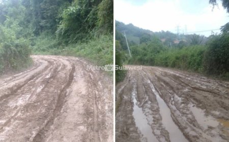 Jalan Poros Peure dan  Dulumai Rusak Parah