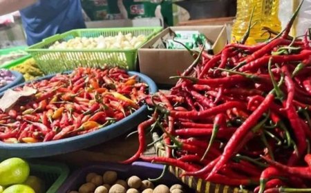 Bapanas: Harga Cabai Rawit Rp55.837/Kg, Bawang Merah Rp37.333/Kg