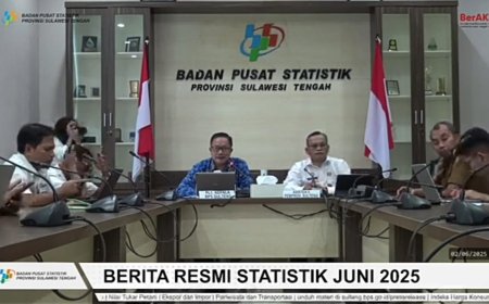 Mei, NTP Sulteng Naik 2,37 Persen
