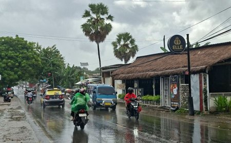 BMKG Prakirakan Mayoritas Wilayah Alami Hujan Ringan