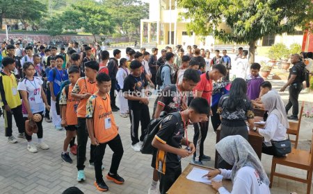 Ratusan Calon Siswa Ikuti  Seleksi di SMANOR Tadulako