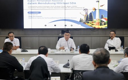 Terima Kunjungan P3N LEMHANNAS RI, Wamen Ossy Sampaikan Peran Kementerian ATR/BPN dalam Hilirisasi