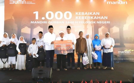 Bank Mandiri Perkuat Komitmen Lewat Program Kurban