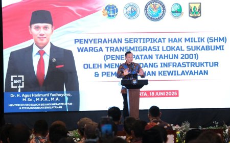 Apresiasi Kementerian ATR/BPN, Menko AHY: Tanpa Kepastian Tanah Tak Akan Ada Pembangunan