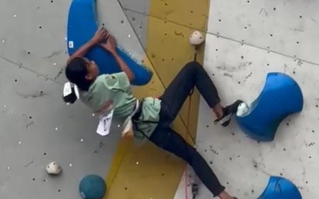 Kinaya Maulidya, Atlet  Sulteng Tembus ke Final Kejurnas Panjat Tebing KU XIX 2025