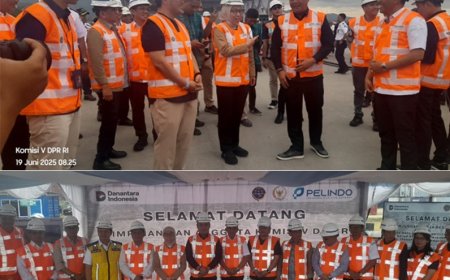 Kunjungi Pelabuhan Pantoloan, Komisi V DPR RI Soroti QCC Yang Sudah Berumur 20 Tahun