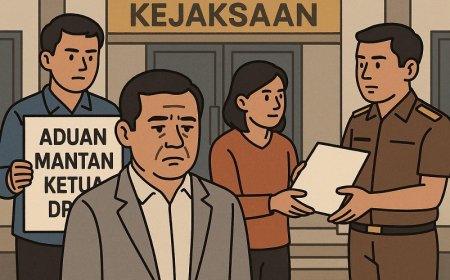 Mantan Ketua DPRD Morut Diadukan ke Kejati atas Dugaan Korupsi Bansos Covid