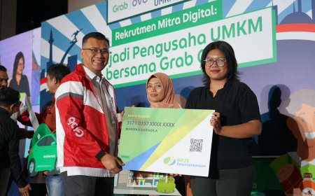 BPJS Ketenagakerjaan Dukung Grab Lewat Program Rekrutmen Mitra Digital
