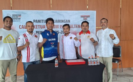 Anwar Ismail Resmi Daftar  Calon Ketua Umum ISSI Sulteng