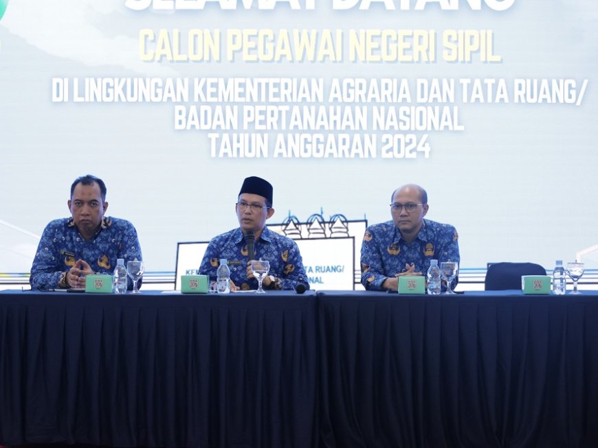 Pembekalan CPNS Kementerian ATR/BPN TA 2024, Kepala BPSDM Tegaskan Pentingnya Amanat Pelayanan Publik