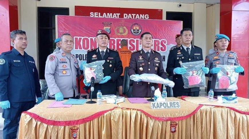 Polres Sigi Rilis Kasus Kakak Bunuh Adik