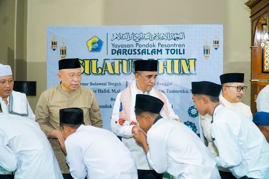 Gubernur Janji Bantu Bangun Asrama Madrasah Aliyah di Ponpes Darussalam