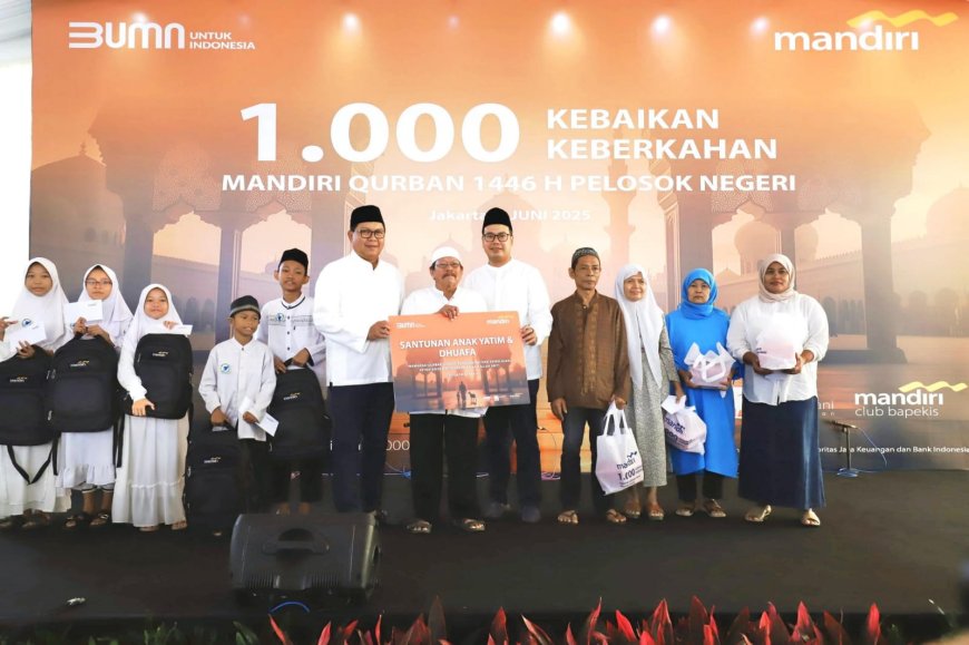 Bank Mandiri Perkuat Komitmen Lewat Program Kurban