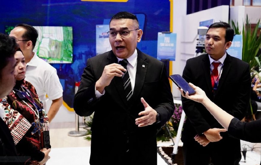 Wamen Ossy Tinjau Booth Kementerian ATR/BPN di ICI 2025, Perkenalkan Peran Strategis dalam Infrastruktur