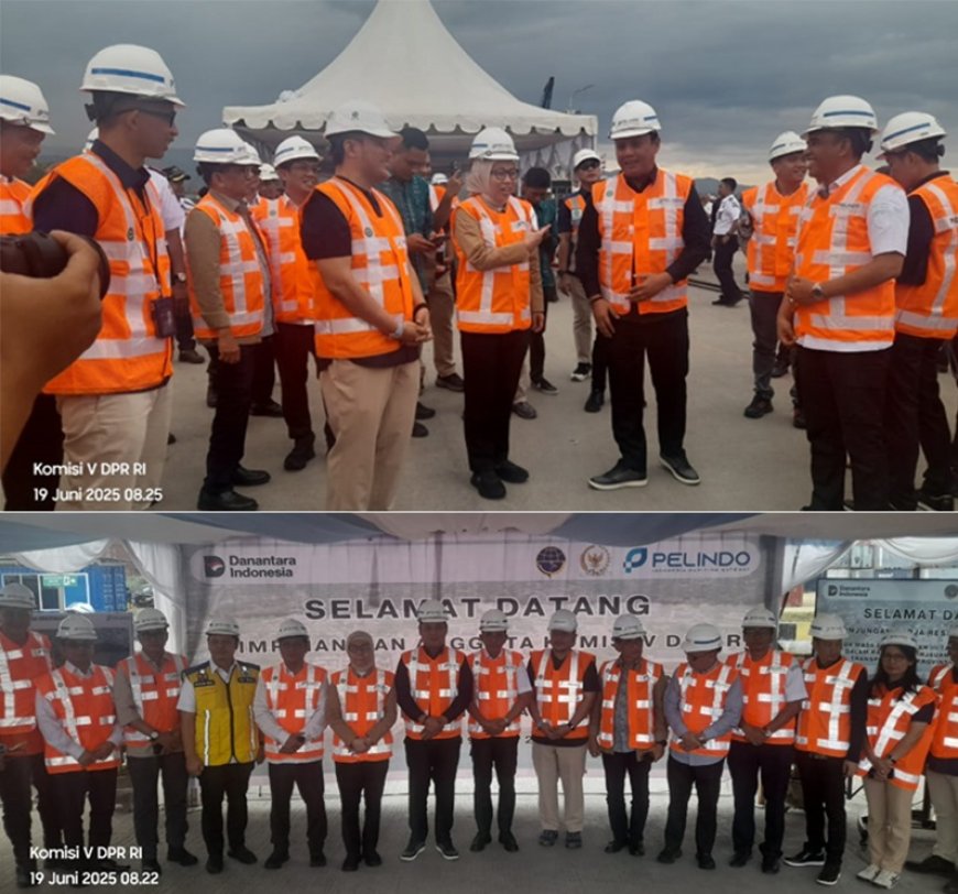 Kunjungi Pelabuhan Pantoloan, Komisi V DPR RI Soroti QCC Yang Sudah Berumur 20 Tahun