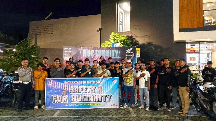 Honda Sulteng Buat Gebrakan Positif Baru melalui Nocturnity Riding