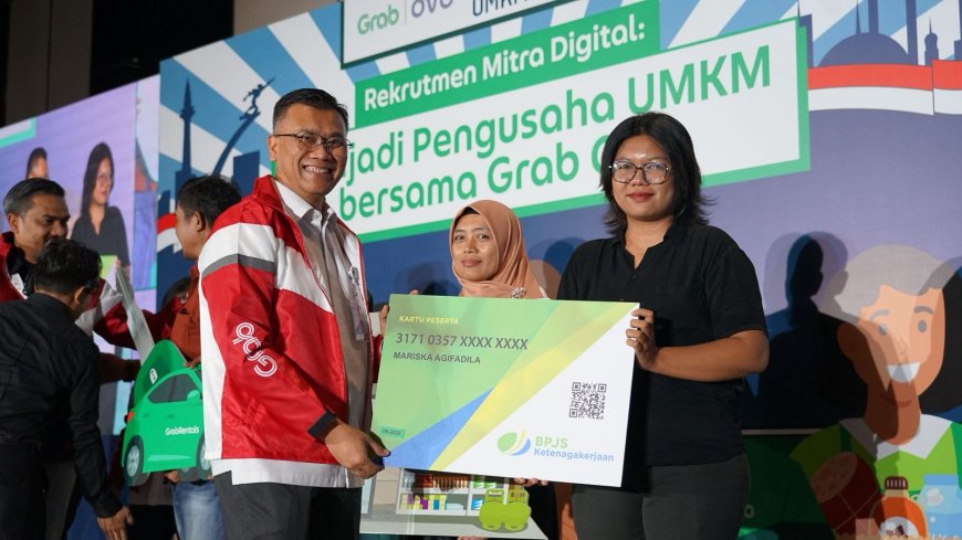 BPJS Ketenagakerjaan Dukung Grab Lewat Program Rekrutmen Mitra Digital