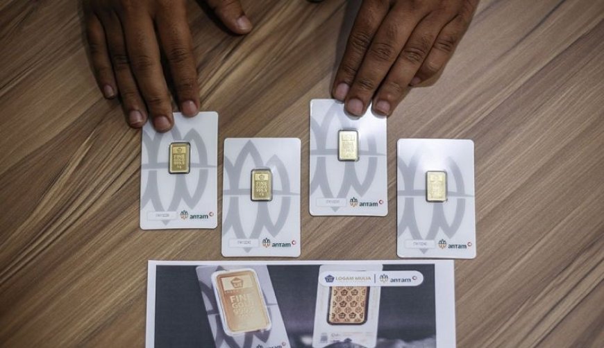 Harga Emas Antam Hari Ini Turun Rp10.000 ke Angka Rp1,932 Juta/Gram
