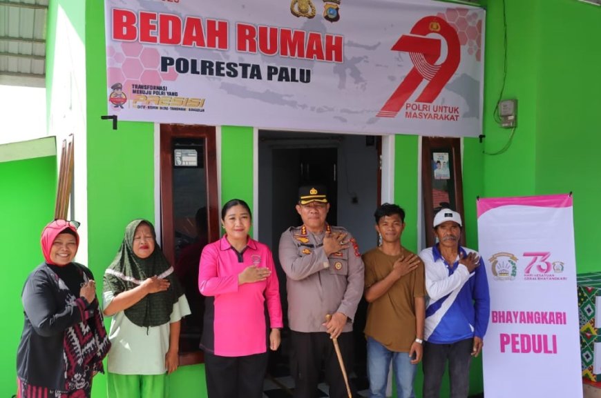 Bedah Rumah Bhayangkara, Hadiah Nyata untuk Warga Gawalise