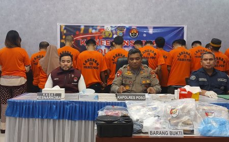 Januari-Juni 2025, Polisi  Ungkap 23 Kasus Narkotika