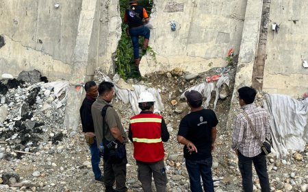 Kejari Poso Sidik Konstruksi  Dinding Penahan Tanah Rp66,9 M