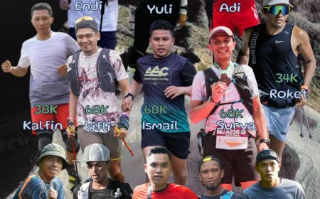 11 Pelari Sulteng Sukses Jadi Finisher Ultra-Trail MANTRA Runners 2025