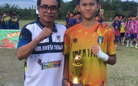 Marco Antar SMPN 1 Palu Juara GSI Kota