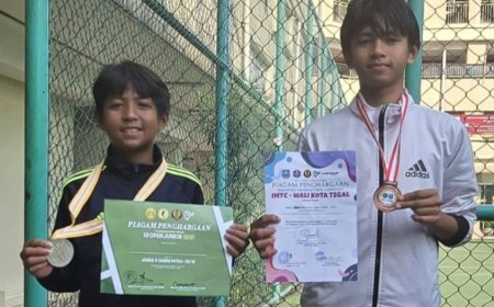 Petenis Muda Palu, Andi Ahmad Rayyan Rebut Podium Kedua TDP UI Open Junior 2025