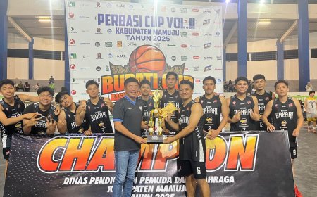 Bintang Bahari Palu Raih Runner-Up di Piala Bupati Mamuju Cup 2025
