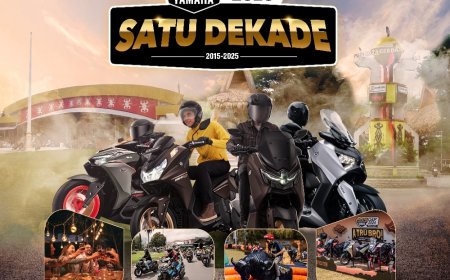 Satu Dekade Yamaha MAXI Day: Meriahkan Alun-Alun Kota Poso