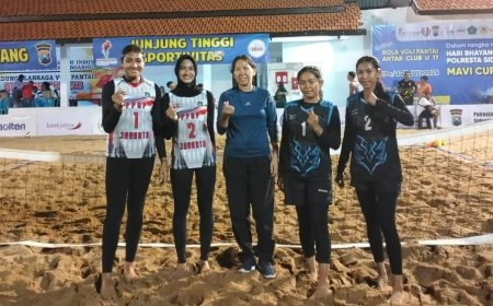 Tim Voli Pantai  Sulteng Tembus 16 Besar