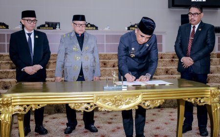 RPJMD Sulteng 2025-2029 Resmi Jadi Perda