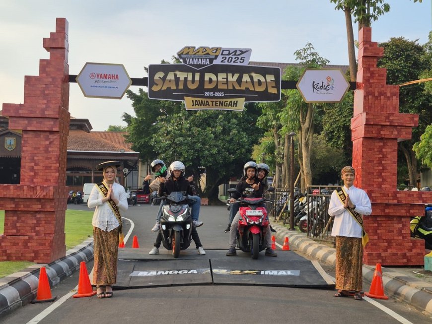 Event Perdana MAXi Yamaha Day 2025, Kota Kretek Jadi Episentrum Perayaan Bersejarah Satu Dekade MAXi
