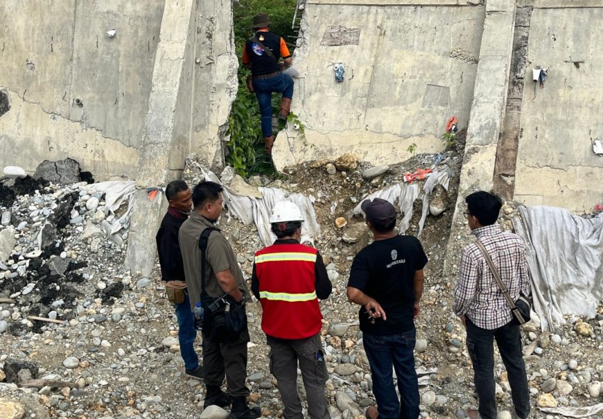 Kejari Poso Sidik Konstruksi Dinding Penahan Tanah Rp66,9 M