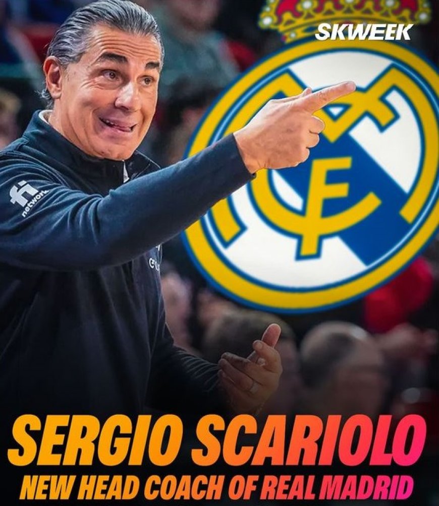 Real Madrid Tunjuk Sergio Scariolo Jadi Pelatih Kepala