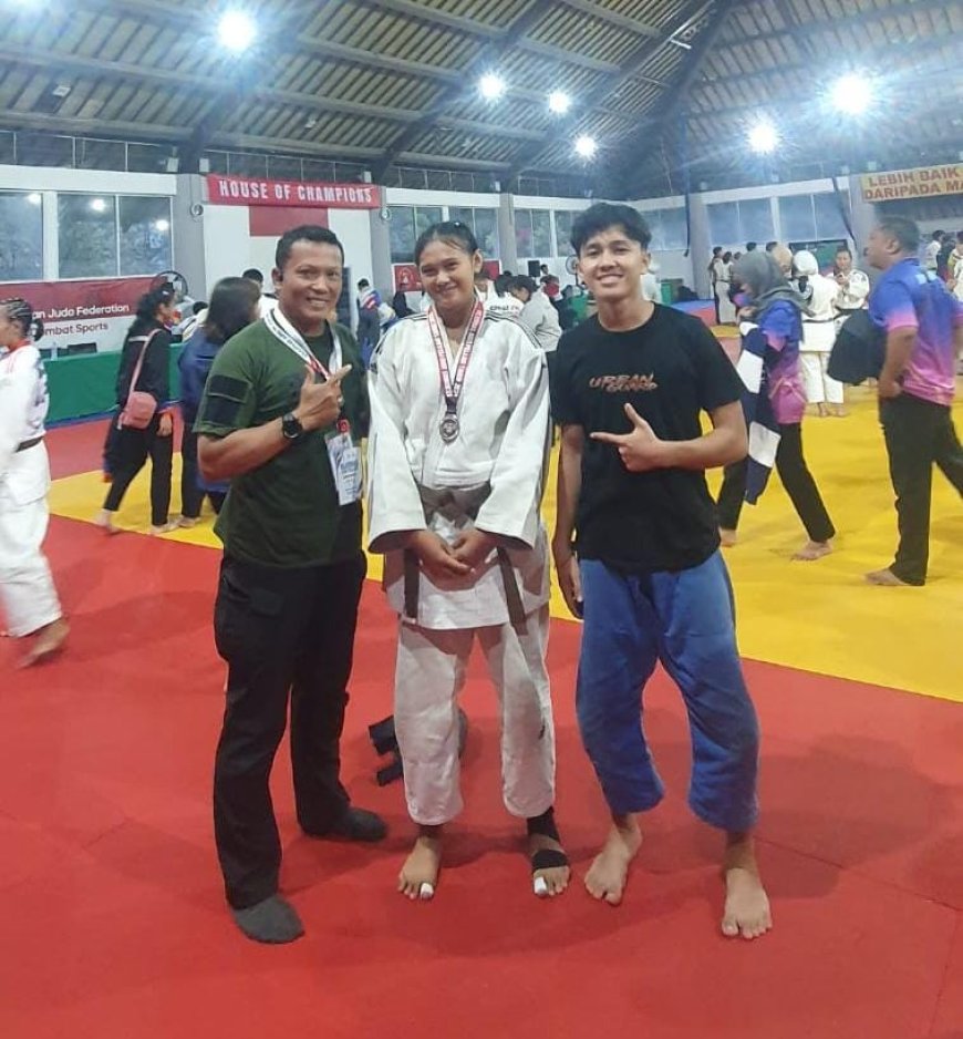 Najwa Ufaira Harumkan Nama Sulteng, Sumbang Perak di Kejurnas Judo Pelajar 2025