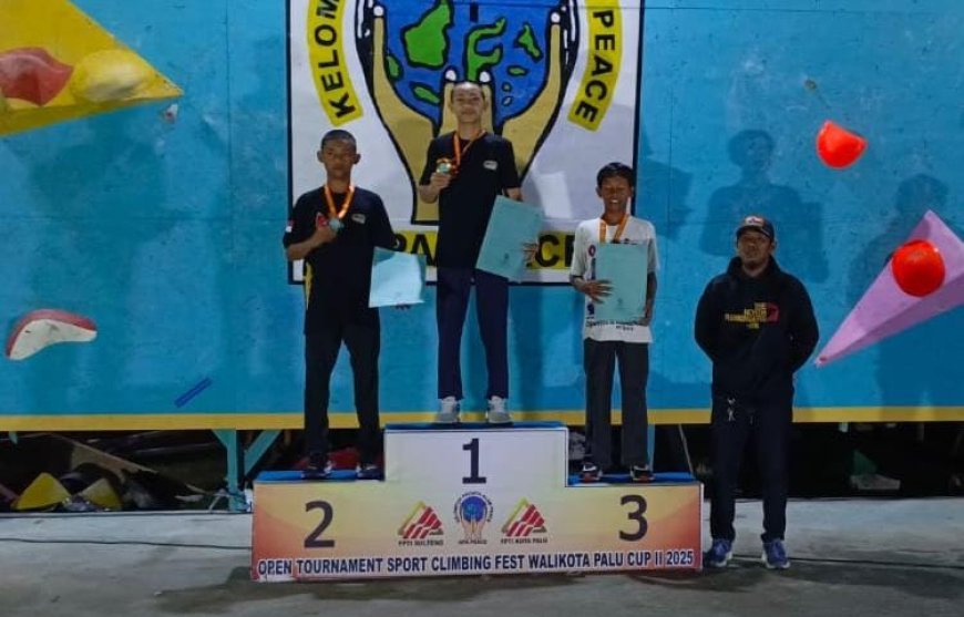 FPTI Sigi Rebut Juara Umum Peace Kaili Sport Climbing