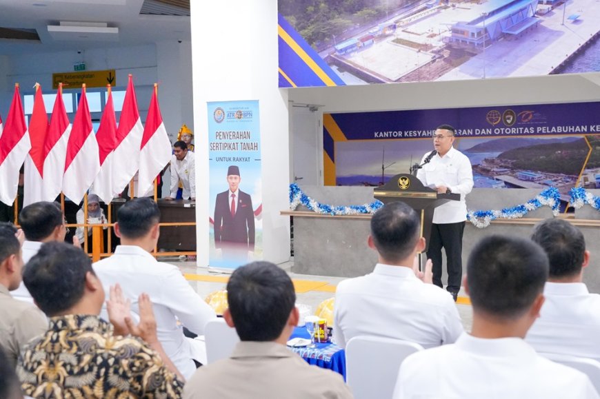 Wamen Ossy Apresiasi Kolaborasi Seluruh Pihak yang Sudah Membuat 95% Target PTSL Sulteng Tercapai