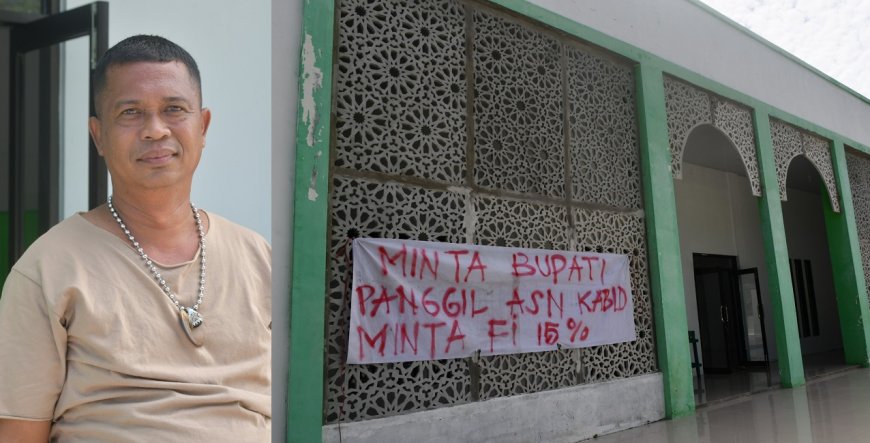 Ada Oknum Pejabat Minta Fee 15% Proyek Masjid Al Habir Kantor Bupati