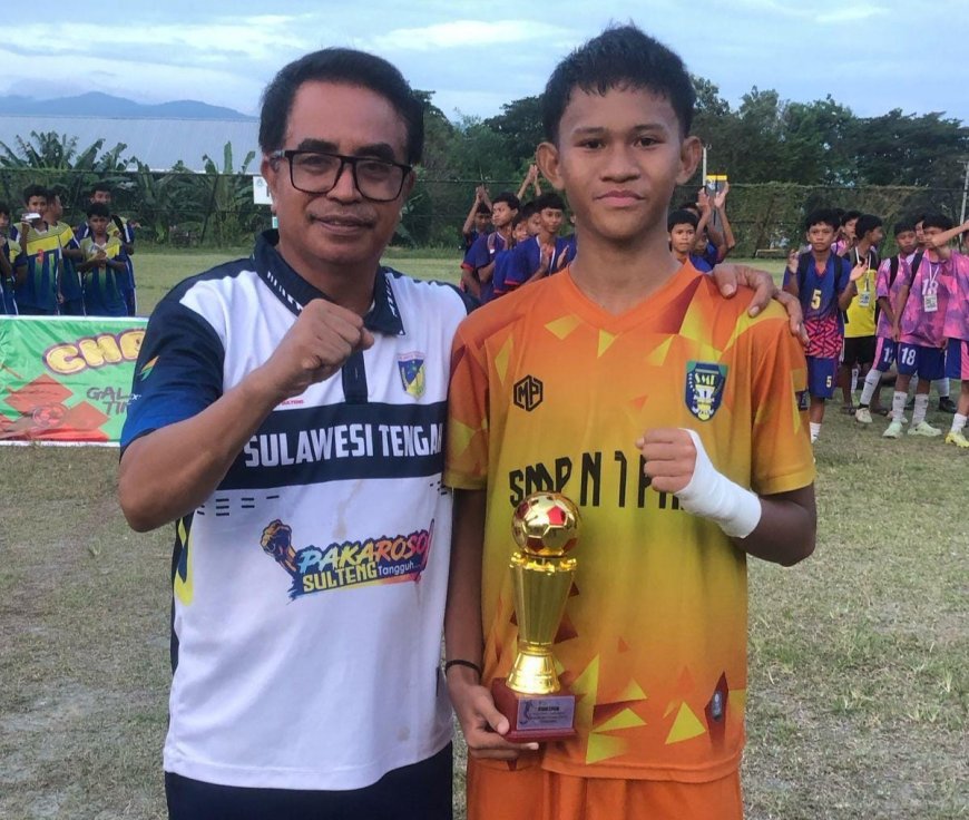 Marco Antar SMPN 1 Palu Juara GSI Kota