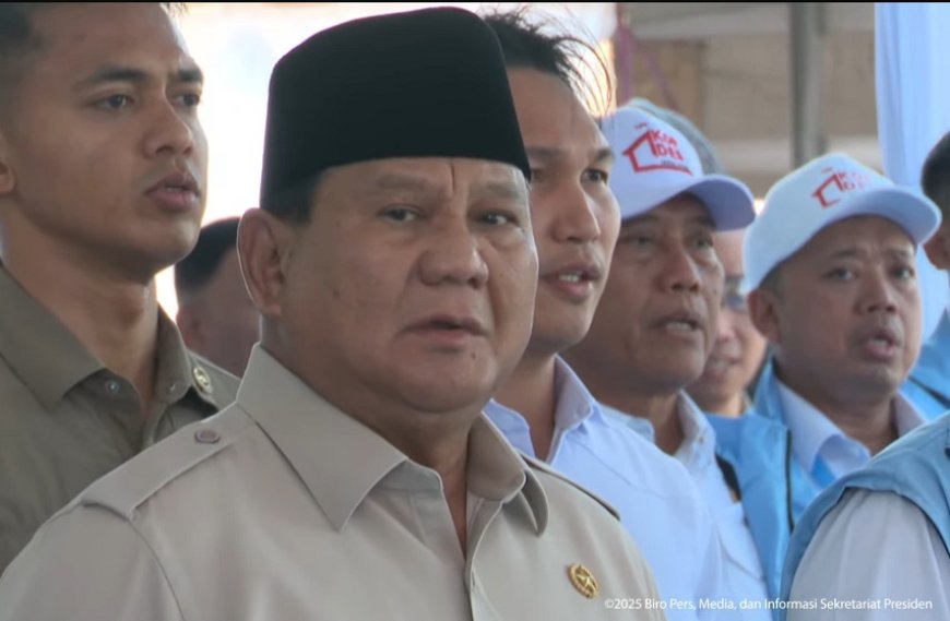 Menteri Nusron Dampingi Presiden Prabowo Resmikan 80.000 Koperasi Desa Merah Putih