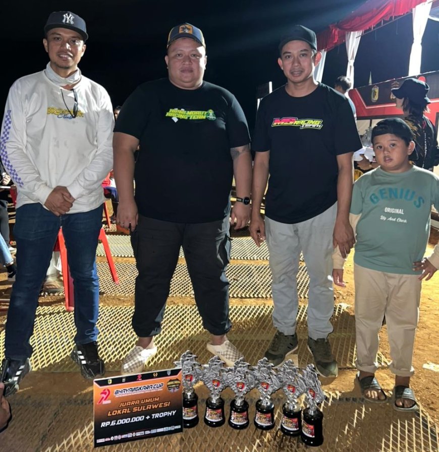 Hipmi Racing Team Morut Tampil Impresif di Bhayangkara Cup Motocross 2025