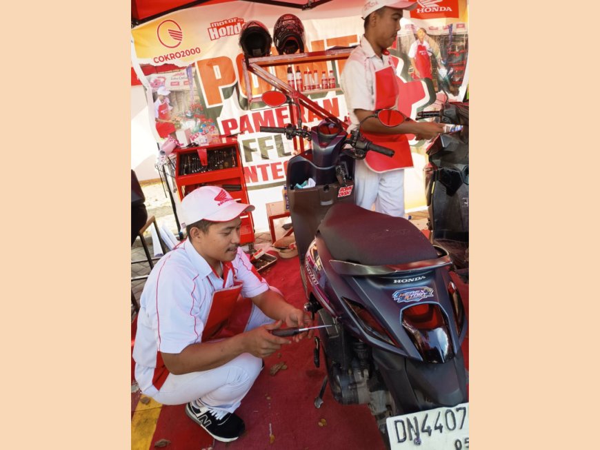 Meriahkan HUT ke-65 Kabupaten Banggai, Honda Gelar Safety Check dan Ganti Oli Gratis