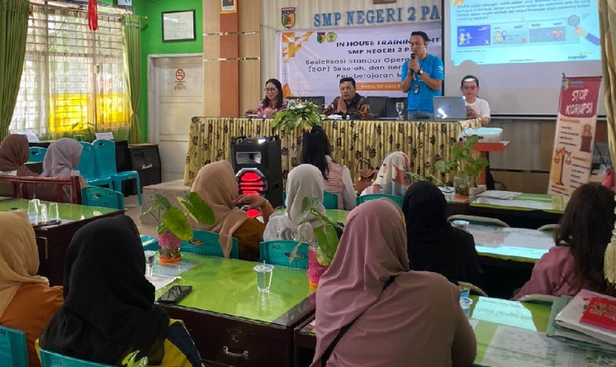 SMPN 2 Palu Maksimalkan Tabungan Simpel Bank Mandiri