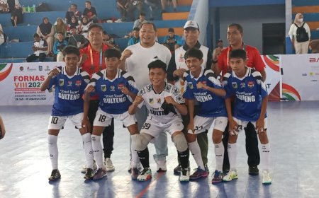 Street Soccer Sulteng Capai Partai Final FORNAS VIII NTB